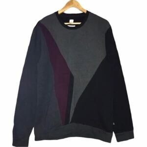 CALVIN KLEIN  COLOR-BLOCK SLIM FIT SWEATSHIRT SIZE‎ S